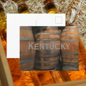Kentucky Bourbon Wood Barrel Kegs Photographic Briefkaart