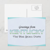 Kentucky Briefkaart (Voorkant / Achterkant)