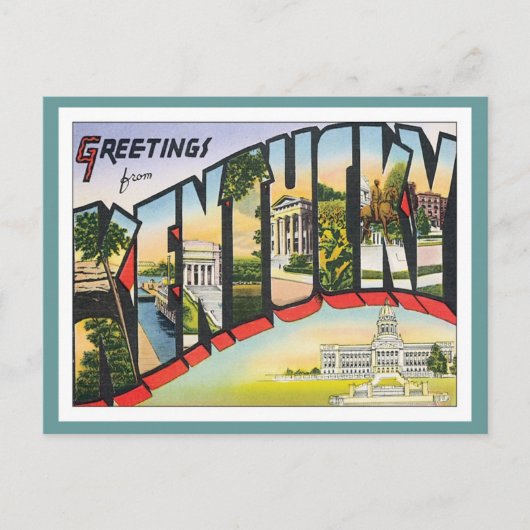 Kentucky Briefkaart (Voorkant)