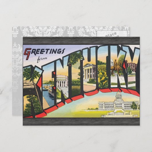 Kentucky,  briefkaart (Voorkant / Achterkant)