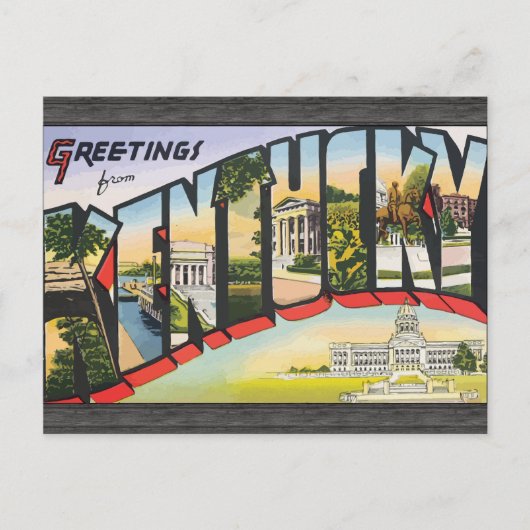 Kentucky,  briefkaart (Voorkant)