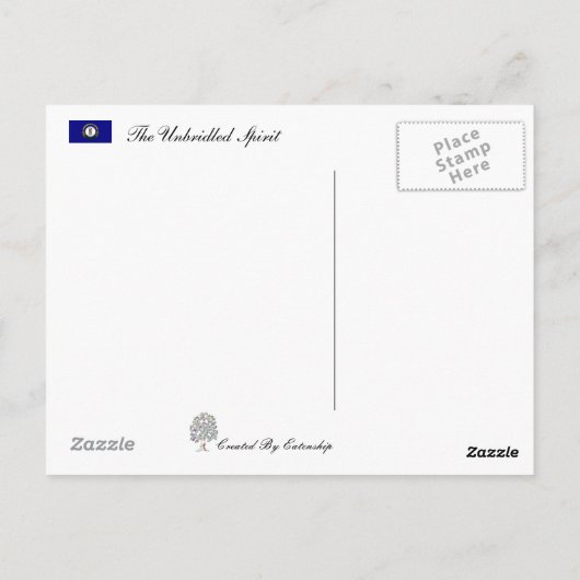 Kentucky Briefkaart (Achterkant)