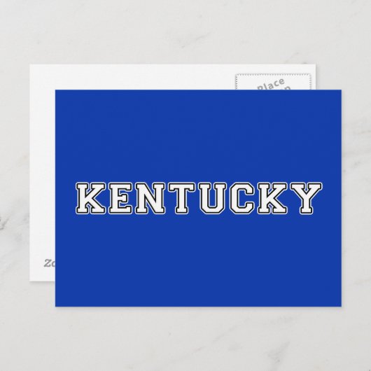 Kentucky Briefkaart (Voorkant / Achterkant)