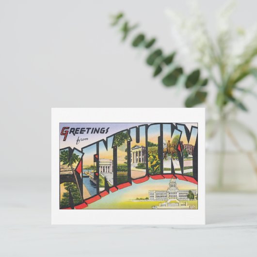 Kentucky Briefkaart (Staand voorkant)