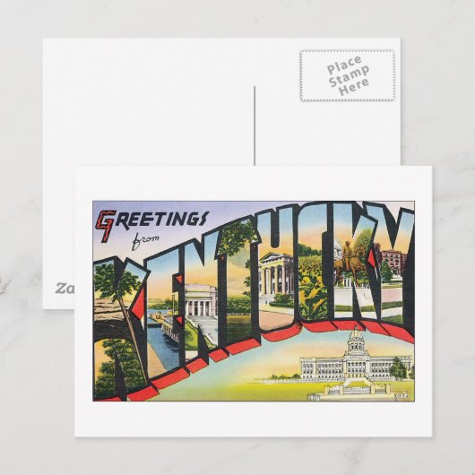 Kentucky Briefkaart (Voorkant / Achterkant)