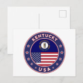 Kentucky Briefkaart (Voorkant / Achterkant)