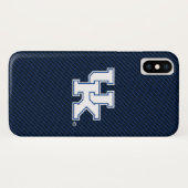 Kentucky | Brits koolstofvezelpatroon Case-Mate iPhone Case (Achterkant (horizontaal))