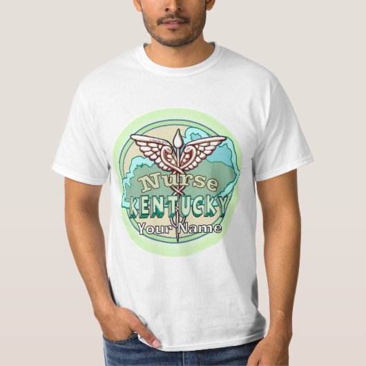 Kentucky Caduceus Nurse T-shirt (Voorkant)