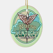 Kentucky Caduceus Verpleegster Keramisch Ornament (Rechts)