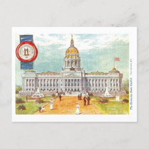  Kentucky Capitol met zegel Briefkaart
