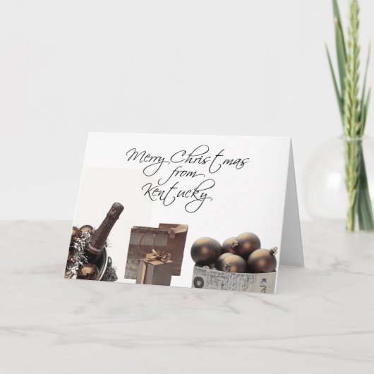 Kentucky Christmas-Kaart, specifiek Feestdagen Kaart (Voorkant)