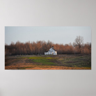 Kentucky Church in Early Morning Poster