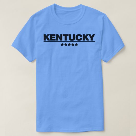 Kentucky City Text BW T-shirt (Design voorkant)