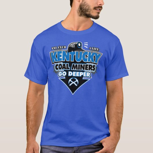 KENTUCKY COAL MINERS GO DEEPER T-SHIRT (Voorkant)