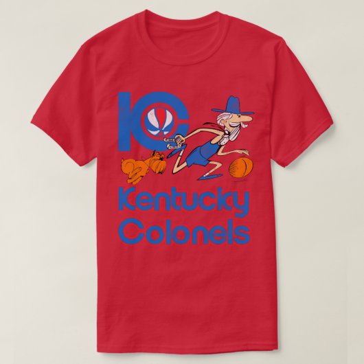 Kentucky Colonels 70s Basketbal T-shirt (Design voorkant)