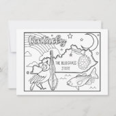 Kentucky Color Me Collage Kaart (Voorkant)