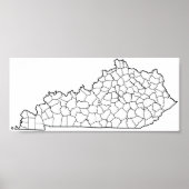 Kentucky County's Blank overzicht (Voorkant)