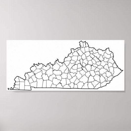 Kentucky County's Blank overzicht (Voorkant)