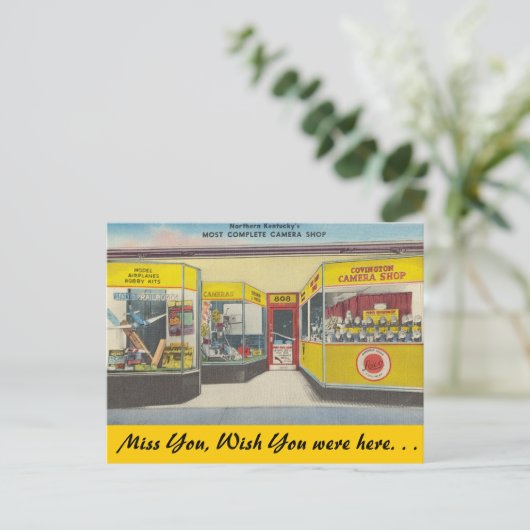 Kentucky, Covington Camera Shop Briefkaart (Staand voorkant)