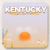 Kentucky Cute Farm reisposter Onderzetter (Voorkant)