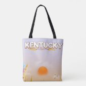 Kentucky Cute Farm reisposter Tote Bag (Achterkant)