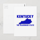 Kentucky, de Blauwstaat Briefkaart (Voorkant / Achterkant)