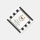 Kentucky Derby Baby shower Drink servetten (Hoek)