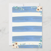 Kentucky Derby Big Pet Eucalyptus Boy Baby shower Kaart (Achterkant)