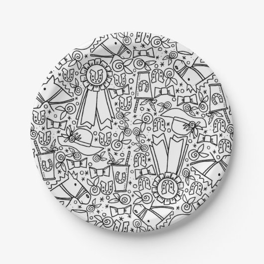 Kentucky Derby-Borden Papieren Bordje (Voorkant)