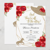 Kentucky Derby Bridal Shower Invitations Kaart (Voorkant / Achterkant)