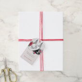 Kentucky Derby Bruiloft Bruidsuitnodiging Rozen Mo Cadeaulabel (Met Touw)