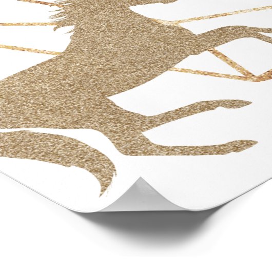 Kentucky Derby Bruiloft Feest Welcome bord Poster (Hoek)