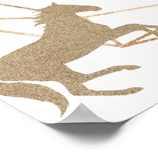 Kentucky Derby Bruiloft Feest Welkom bord Poster (Hoek)