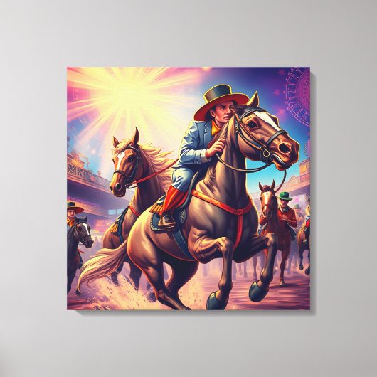 Kentucky Derby Canvas Afdruk (Voorkant)