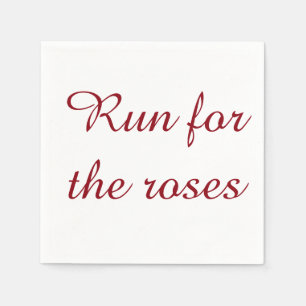 Kentucky Derby cocktail napkins Servet