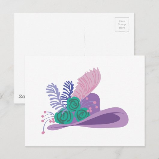 Kentucky Derby Dames Pet Briefkaart (Voorkant / Achterkant)