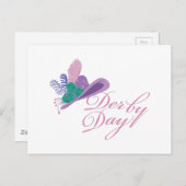 Kentucky Derby Dames Pet Derby Day Briefkaart (Voorkant / Achterkant)