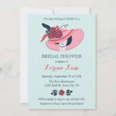 Kentucky Derby Geïnspireerd Bridal Douche Uitnodig Kaart (Voorkant)