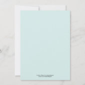 Kentucky Derby Geïnspireerd Bridal Douche Uitnodig Kaart (Achterkant)