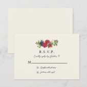 Kentucky Derby Geïnspireerd Bruiloft RSVP Kaartje (Voorkant / Achterkant)