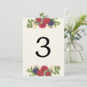 Kentucky Derby Geïnspireerd Trouwtafel Nummer Informatiekaartje (Staand voorkant)