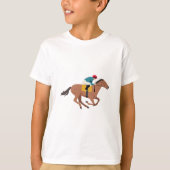 Kentucky Derby Horse Rider T-shirt (Voorkant)