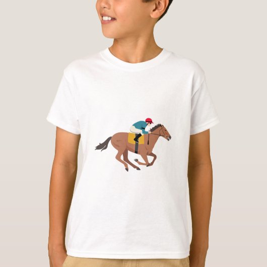 Kentucky Derby Horse Rider T-shirt (Voorkant)