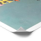 Kentucky Derby Kunst Reisposter Paardrijden Poster (Hoek)