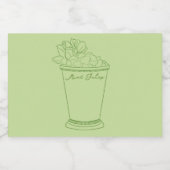 Kentucky Derby Likeurfles Etiket (Enkel label)