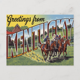 Kentucky Derby Paardenrennen Briefkaart