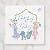 Kentucky Derby Party Favor Gift Label (Achterkant)