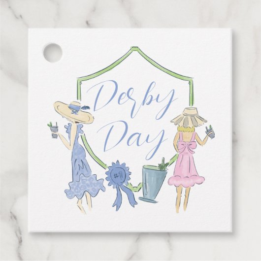 Kentucky Derby Party Favor Gift Label (Voorkant)