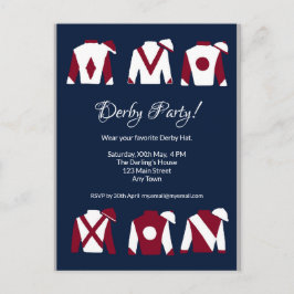 Kentucky Derby Party Invitation Briefkaart