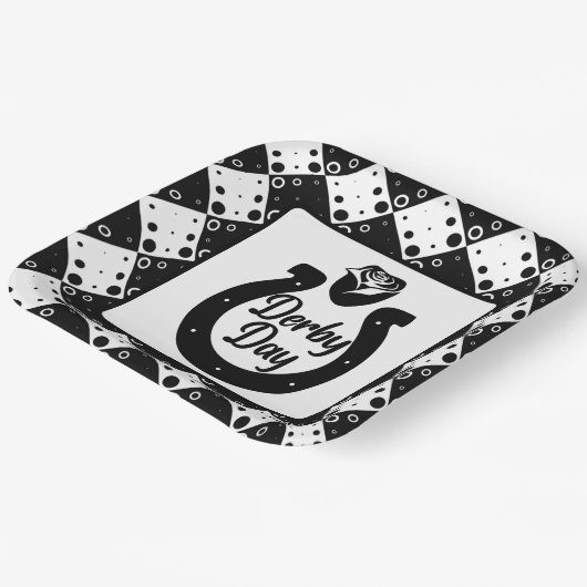 Kentucky Derby Party Papieren Bordje (Gebogen)